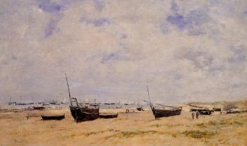 尤金 佈丹 Berck, the Beach at Low Tide 尤金 佈丹 Berck, the Beach at Low Tide